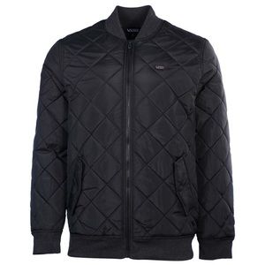 VANS Gothum Diamond Quilted Zip Puffer Jacket, M